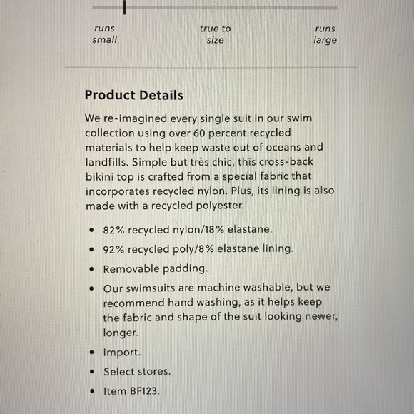 NWT J Crew Bikini Top - Picture 7 of 7